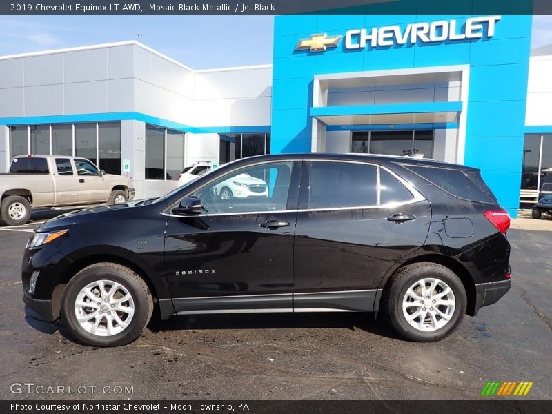 Mosaic Black Metallic / Jet Black 2019 Chevrolet Equinox LT AWD