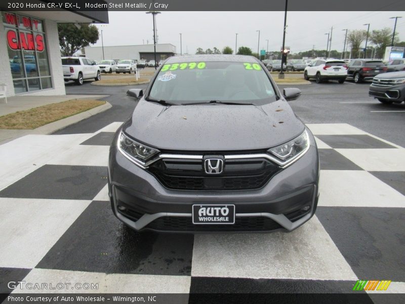 Modern Steel Metallic / Gray 2020 Honda CR-V EX-L