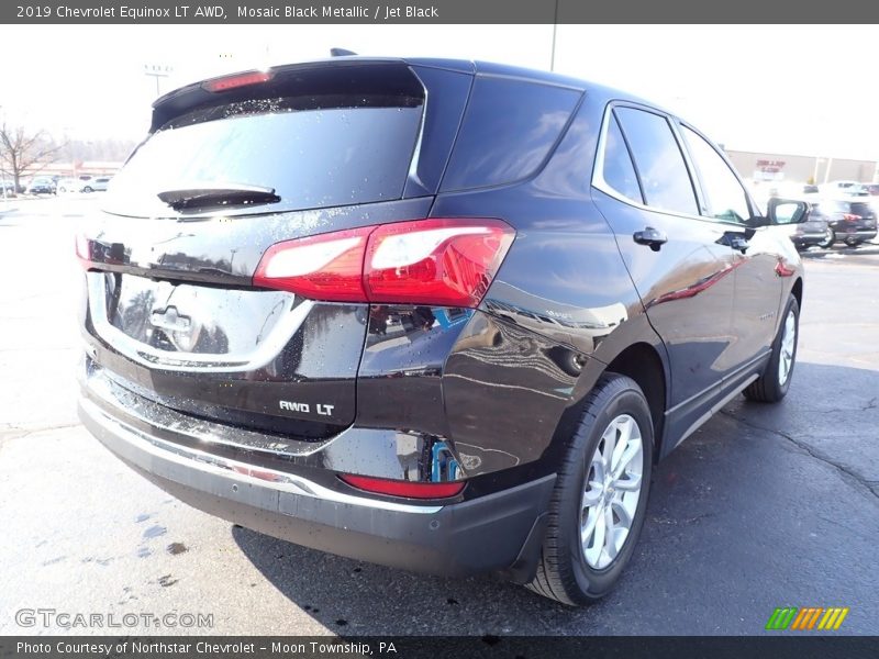 Mosaic Black Metallic / Jet Black 2019 Chevrolet Equinox LT AWD