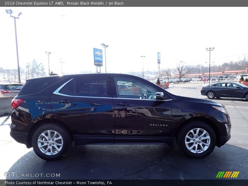 Mosaic Black Metallic / Jet Black 2019 Chevrolet Equinox LT AWD