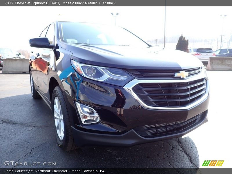 Mosaic Black Metallic / Jet Black 2019 Chevrolet Equinox LT AWD