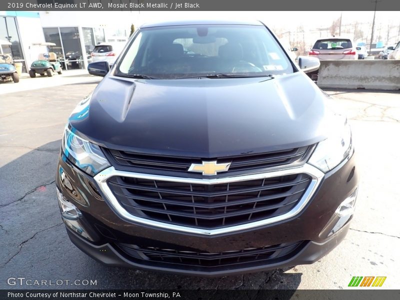 Mosaic Black Metallic / Jet Black 2019 Chevrolet Equinox LT AWD