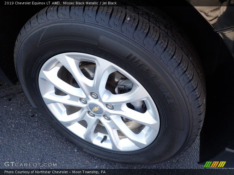 Mosaic Black Metallic / Jet Black 2019 Chevrolet Equinox LT AWD