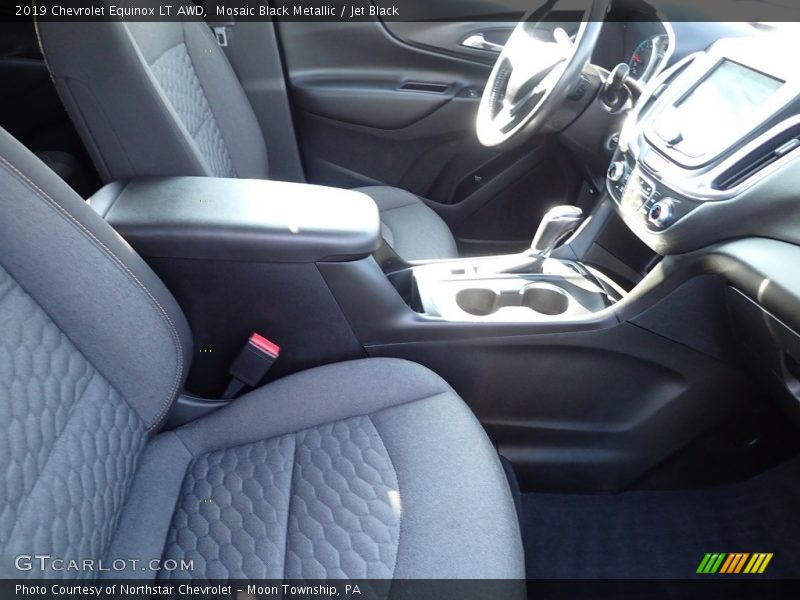 Mosaic Black Metallic / Jet Black 2019 Chevrolet Equinox LT AWD