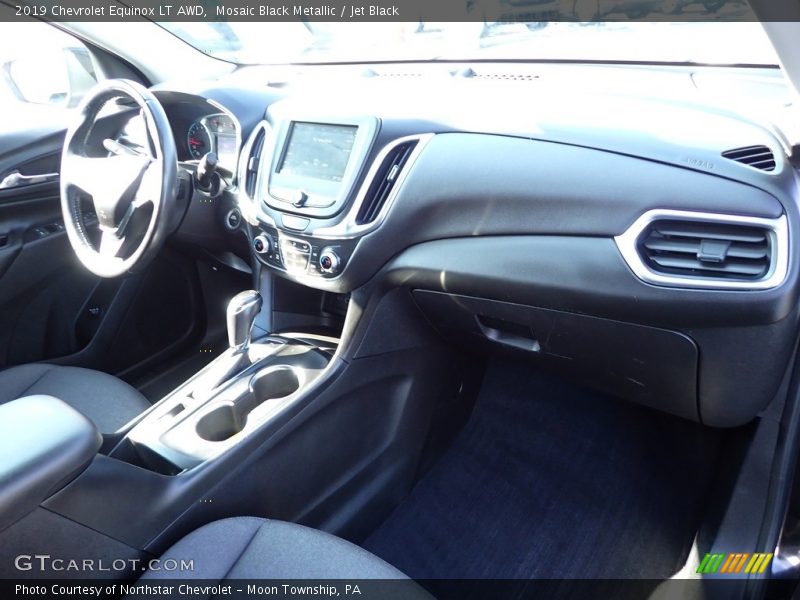 Mosaic Black Metallic / Jet Black 2019 Chevrolet Equinox LT AWD
