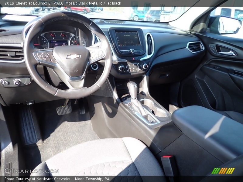 Mosaic Black Metallic / Jet Black 2019 Chevrolet Equinox LT AWD