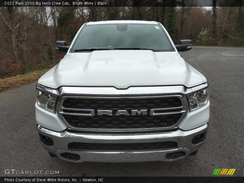 Bright White / Black 2022 Ram 1500 Big Horn Crew Cab