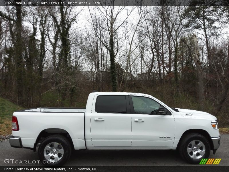 Bright White / Black 2022 Ram 1500 Big Horn Crew Cab