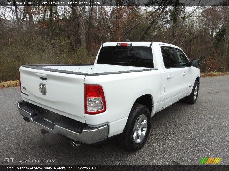 Bright White / Black 2022 Ram 1500 Big Horn Crew Cab