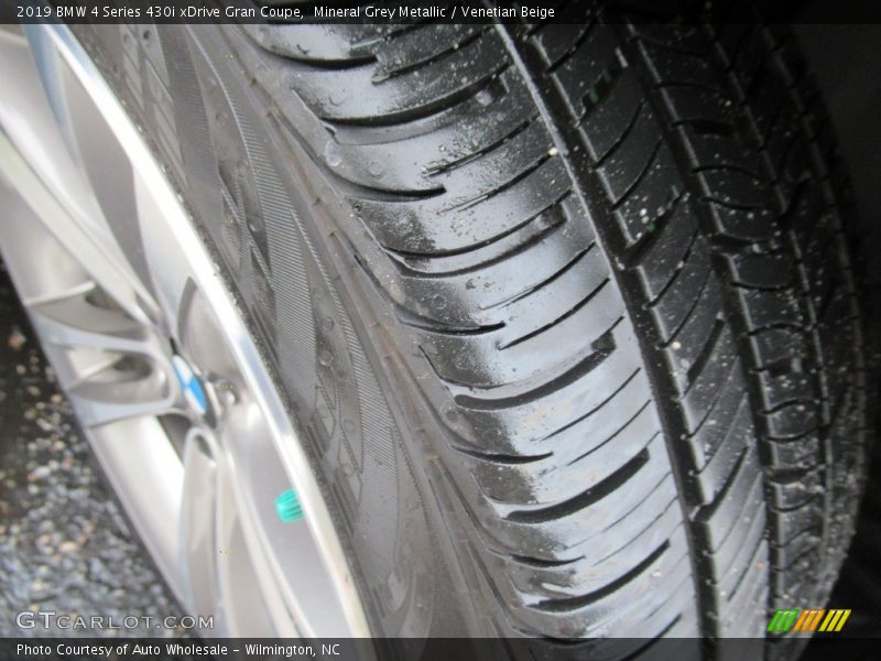 Mineral Grey Metallic / Venetian Beige 2019 BMW 4 Series 430i xDrive Gran Coupe