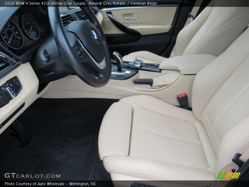 Mineral Grey Metallic / Venetian Beige 2019 BMW 4 Series 430i xDrive Gran Coupe
