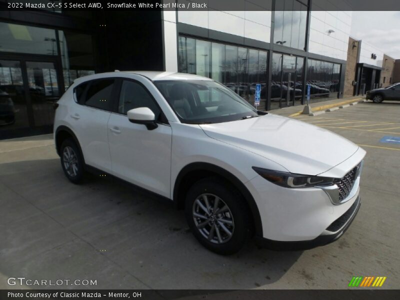 Snowflake White Pearl Mica / Black 2022 Mazda CX-5 S Select AWD