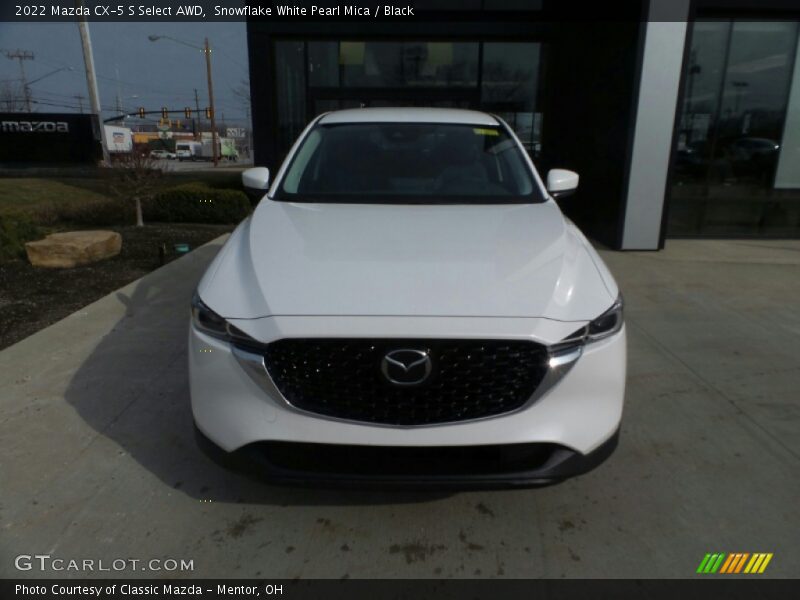 Snowflake White Pearl Mica / Black 2022 Mazda CX-5 S Select AWD
