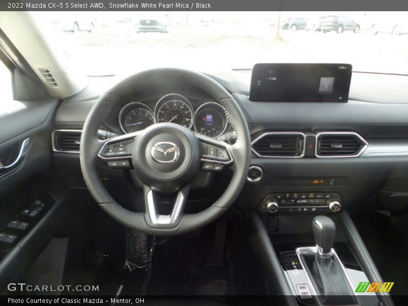 Snowflake White Pearl Mica / Black 2022 Mazda CX-5 S Select AWD