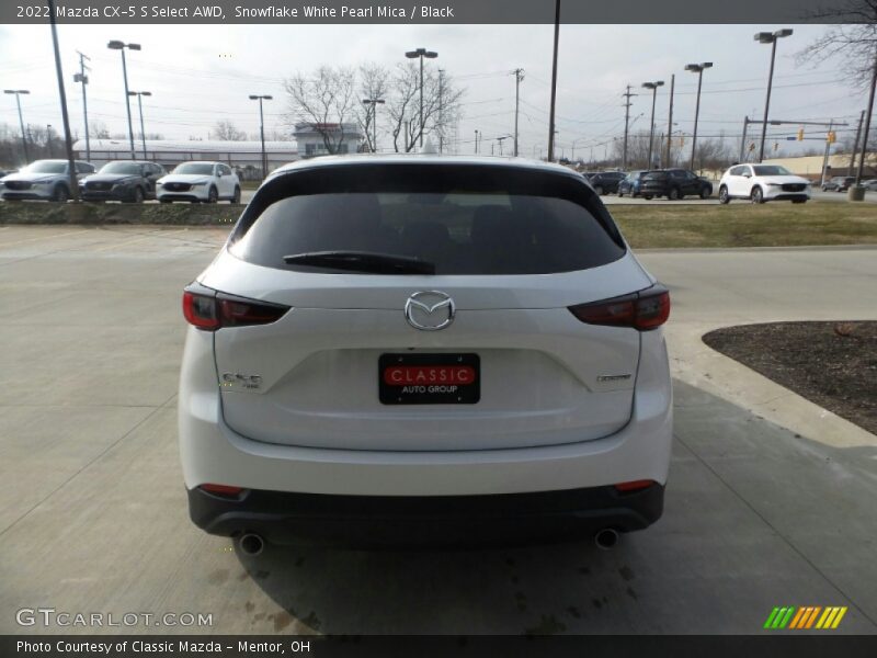 Snowflake White Pearl Mica / Black 2022 Mazda CX-5 S Select AWD