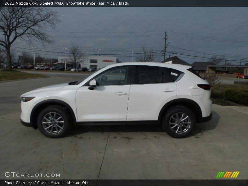 Snowflake White Pearl Mica / Black 2022 Mazda CX-5 S Select AWD