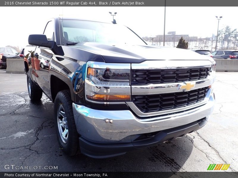 Black / Dark Ash/Jet Black 2016 Chevrolet Silverado 1500 WT Regular Cab 4x4