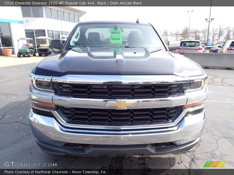 Black / Dark Ash/Jet Black 2016 Chevrolet Silverado 1500 WT Regular Cab 4x4