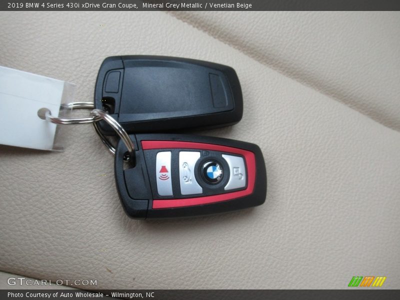 Mineral Grey Metallic / Venetian Beige 2019 BMW 4 Series 430i xDrive Gran Coupe