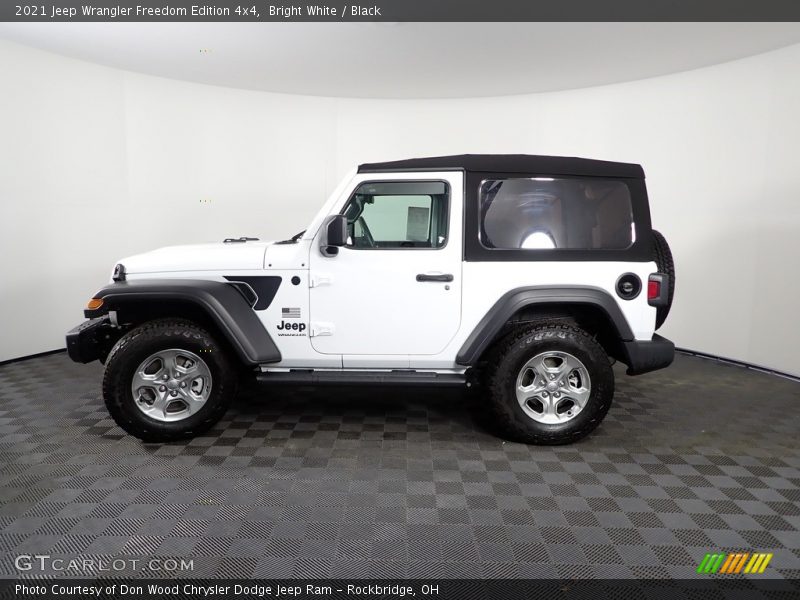 Bright White / Black 2021 Jeep Wrangler Freedom Edition 4x4