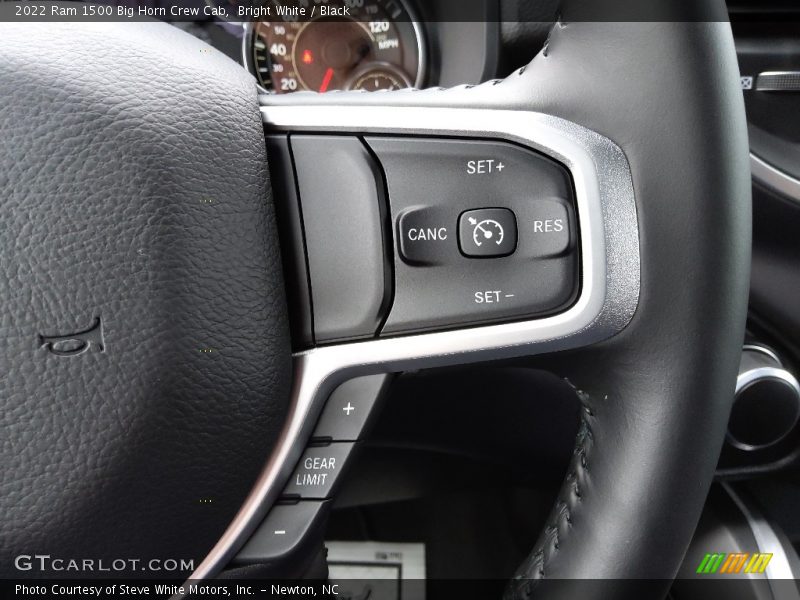 Bright White / Black 2022 Ram 1500 Big Horn Crew Cab
