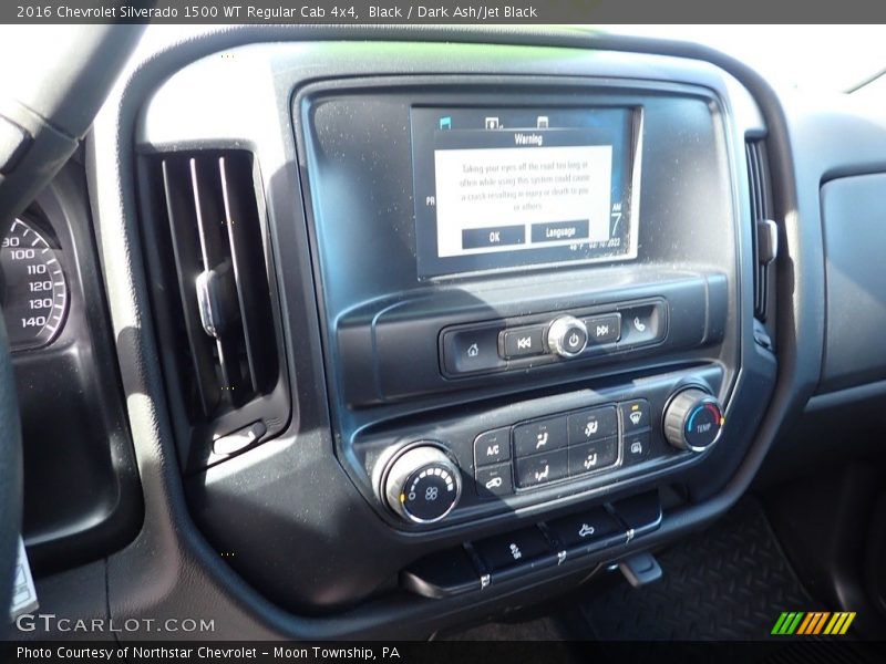 Black / Dark Ash/Jet Black 2016 Chevrolet Silverado 1500 WT Regular Cab 4x4