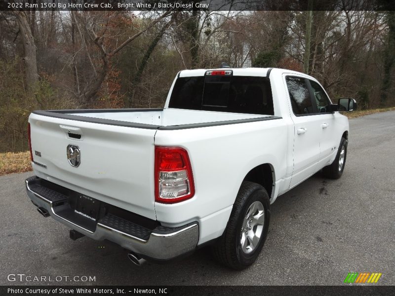 Bright White / Black/Diesel Gray 2022 Ram 1500 Big Horn Crew Cab