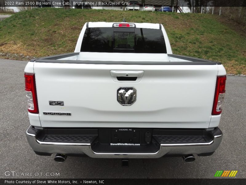 Bright White / Black/Diesel Gray 2022 Ram 1500 Big Horn Crew Cab