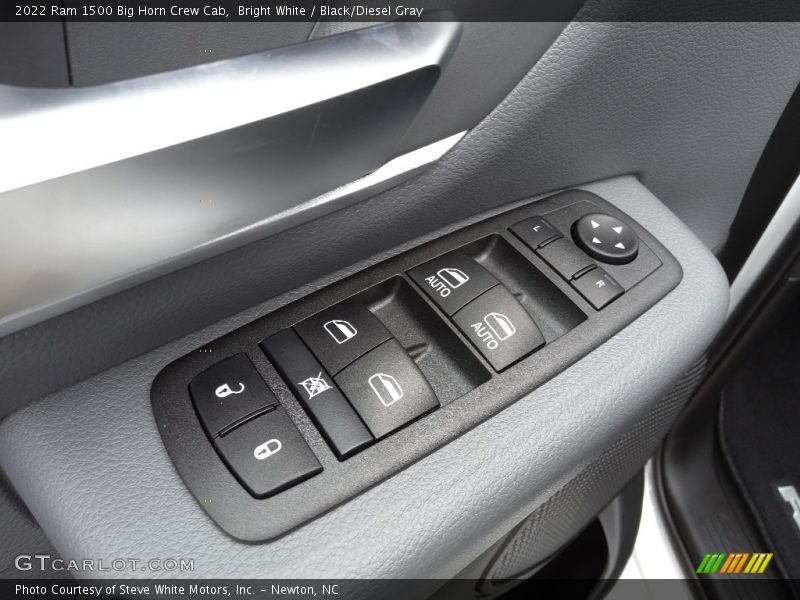 Bright White / Black/Diesel Gray 2022 Ram 1500 Big Horn Crew Cab