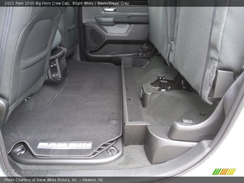 Bright White / Black/Diesel Gray 2022 Ram 1500 Big Horn Crew Cab