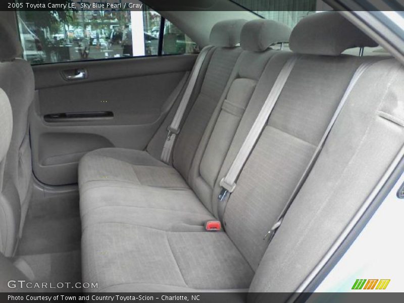 Sky Blue Pearl / Gray 2005 Toyota Camry LE
