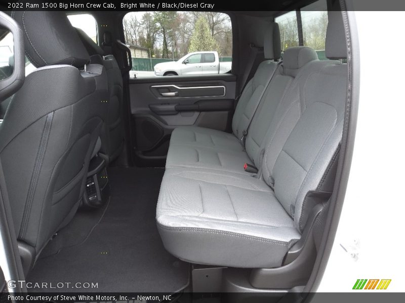Bright White / Black/Diesel Gray 2022 Ram 1500 Big Horn Crew Cab