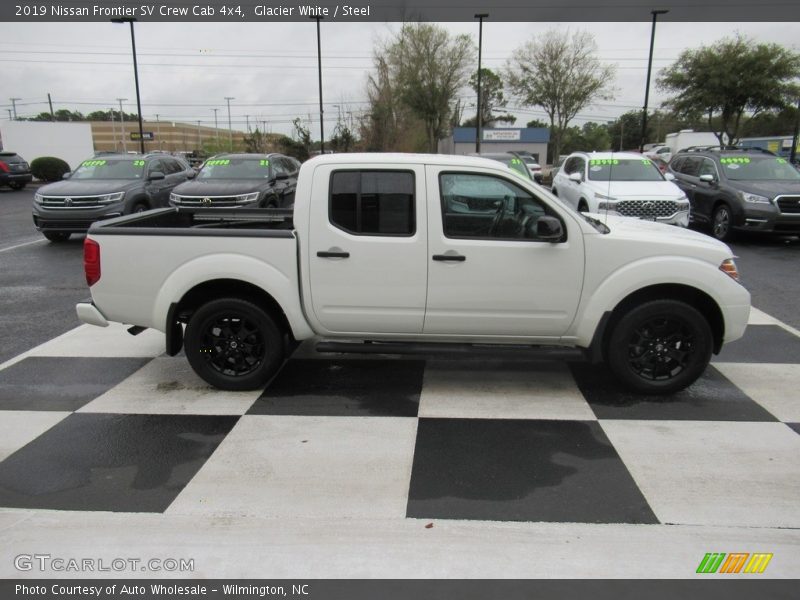 Glacier White / Steel 2019 Nissan Frontier SV Crew Cab 4x4
