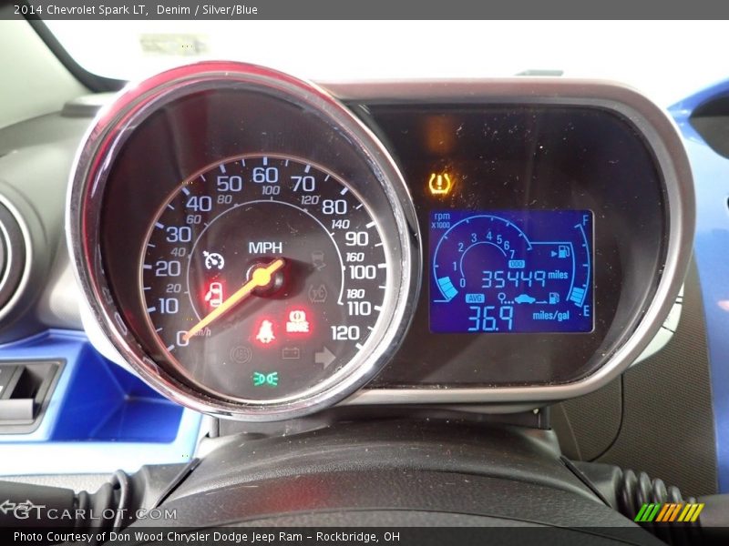Denim / Silver/Blue 2014 Chevrolet Spark LT