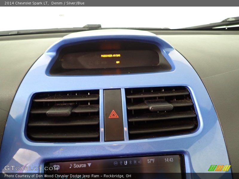 Denim / Silver/Blue 2014 Chevrolet Spark LT