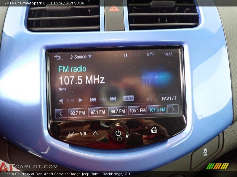 Denim / Silver/Blue 2014 Chevrolet Spark LT