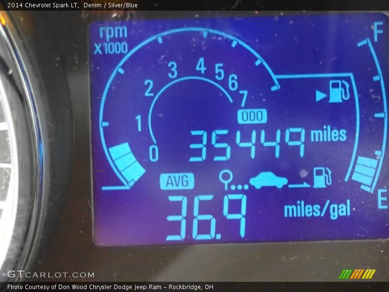 Denim / Silver/Blue 2014 Chevrolet Spark LT