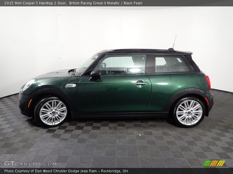 British Racing Green II Metallic / Black Pearl 2015 Mini Cooper S Hardtop 2 Door