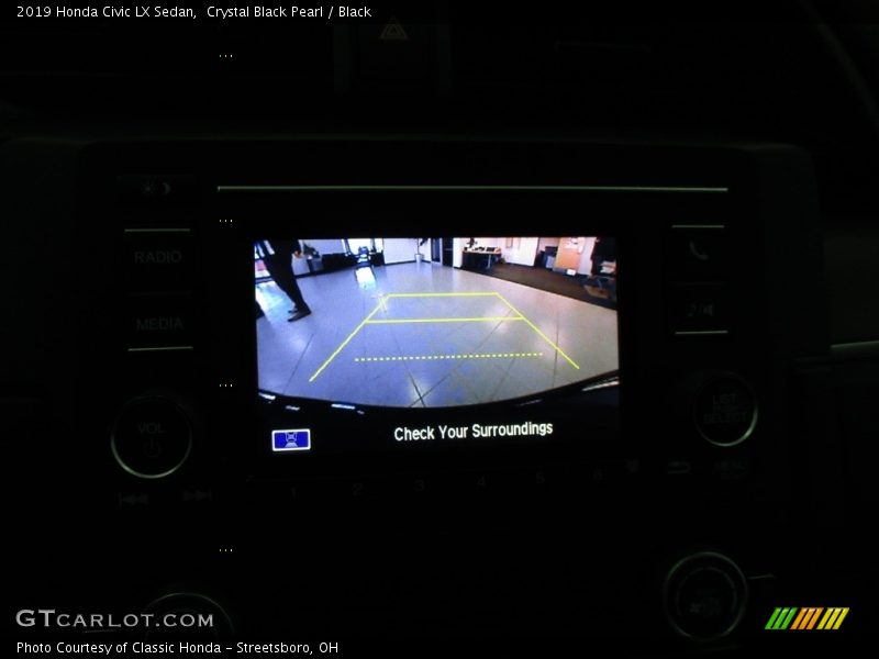 Crystal Black Pearl / Black 2019 Honda Civic LX Sedan