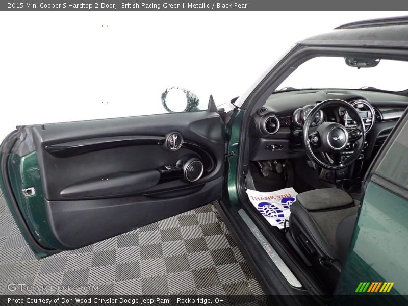 British Racing Green II Metallic / Black Pearl 2015 Mini Cooper S Hardtop 2 Door