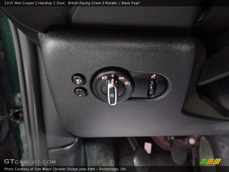 British Racing Green II Metallic / Black Pearl 2015 Mini Cooper S Hardtop 2 Door
