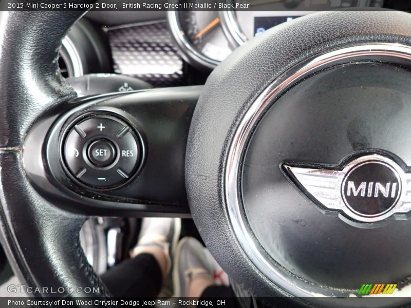British Racing Green II Metallic / Black Pearl 2015 Mini Cooper S Hardtop 2 Door