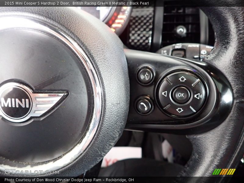 British Racing Green II Metallic / Black Pearl 2015 Mini Cooper S Hardtop 2 Door