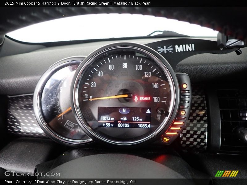 British Racing Green II Metallic / Black Pearl 2015 Mini Cooper S Hardtop 2 Door