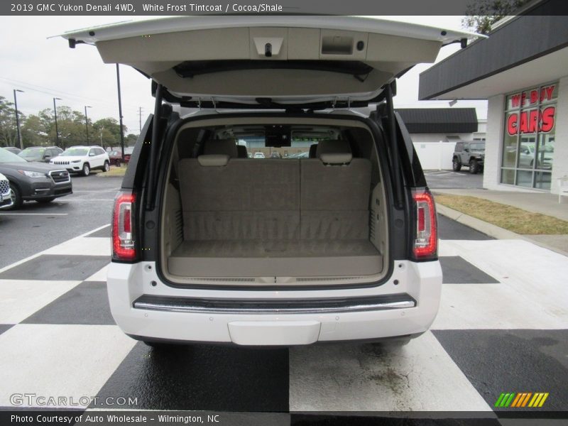 White Frost Tintcoat / Cocoa/Shale 2019 GMC Yukon Denali 4WD