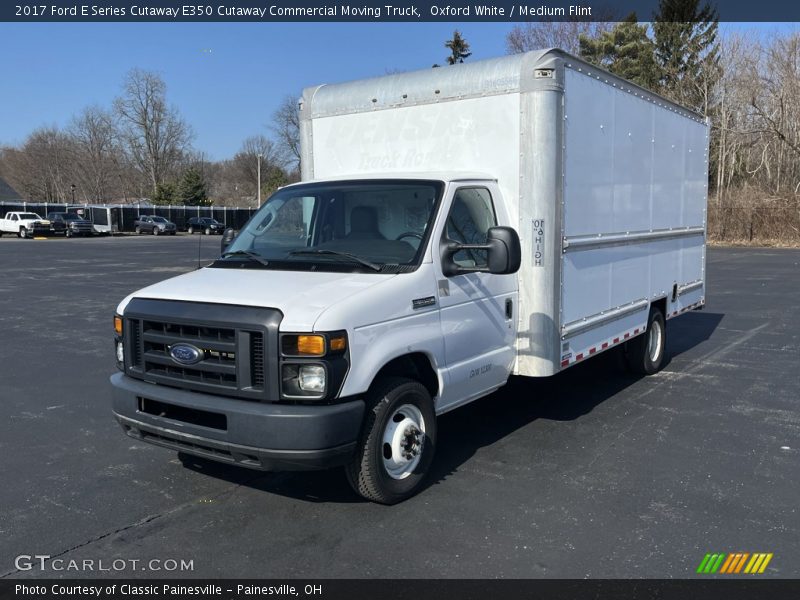 Oxford White / Medium Flint 2017 Ford E Series Cutaway E350 Cutaway Commercial Moving Truck