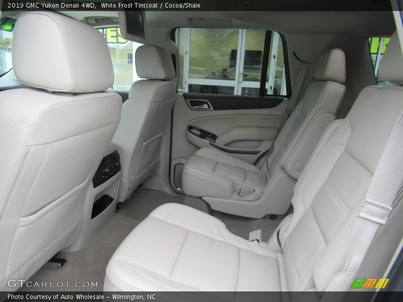 White Frost Tintcoat / Cocoa/Shale 2019 GMC Yukon Denali 4WD