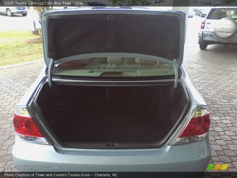 Sky Blue Pearl / Gray 2005 Toyota Camry LE