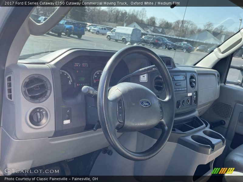 Oxford White / Medium Flint 2017 Ford E Series Cutaway E350 Cutaway Commercial Moving Truck