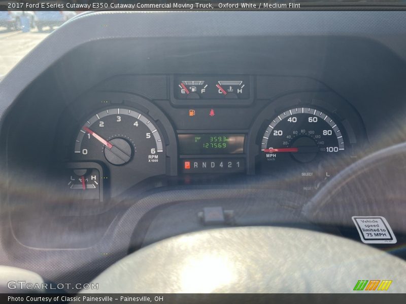 Oxford White / Medium Flint 2017 Ford E Series Cutaway E350 Cutaway Commercial Moving Truck